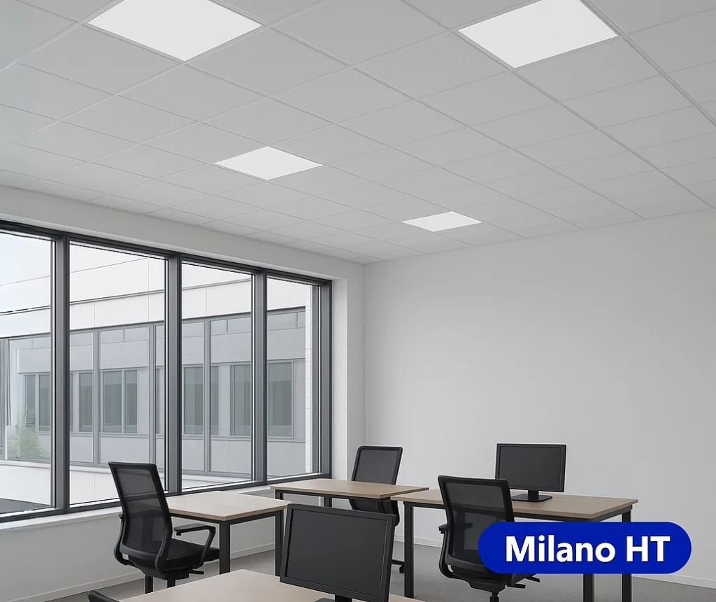 Infrarood verwarmingspaneel 450W – 60x60 cm – VH Milano HT – energiezuinig plafondpaneel