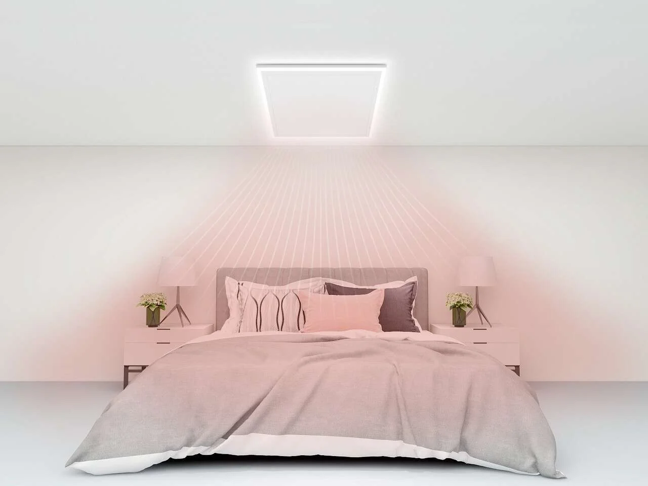 Infrarood paneel 400W 63x65 cm met LED – plafondmontage – VH Monza