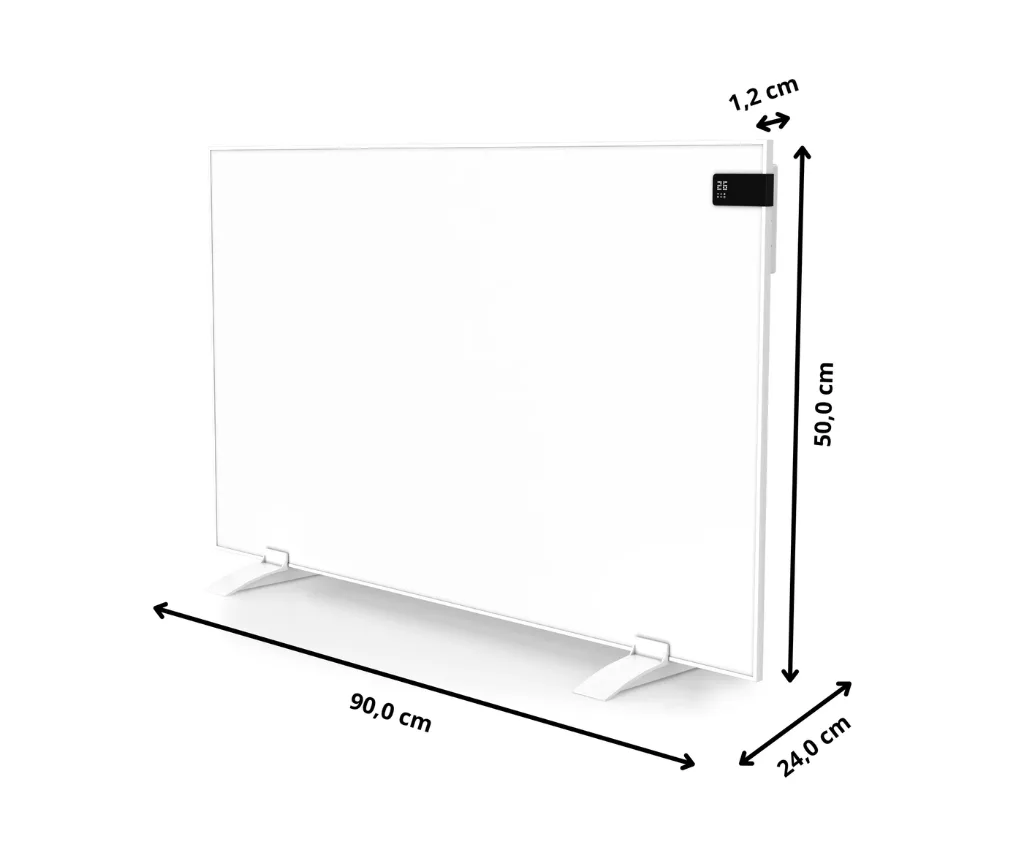 Infrarood verwarmingspaneel 50x90 cm – 450 Watt – vrijstaand & wand | VH Superia V3