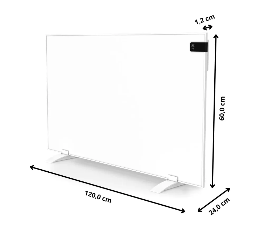 Infrarood paneel 600W 60×100 cm met wifi – wand of vrijstaand – VH Superia