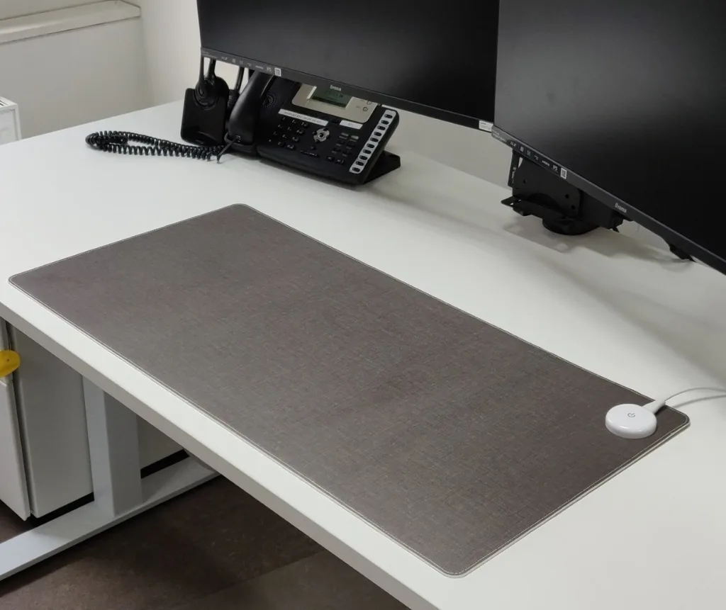 Verwarmde infrarood bureau onderlegger - 80 x 40 cm - VH