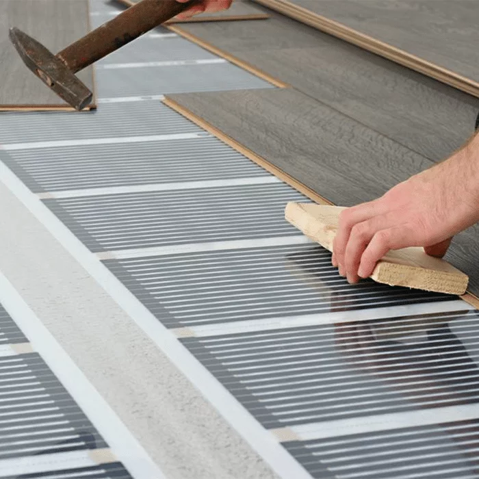 Extra folie (50 cm breed met 80 Watt per m²) voor Infrarood Vloerverwarming Doe-Het-Zelf pakket