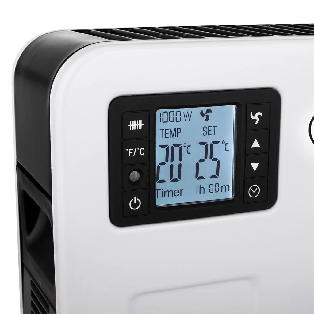 Easy comfort 2000Watt Wifi convector elektrische kachel wand en vrijstaand Quality Heating