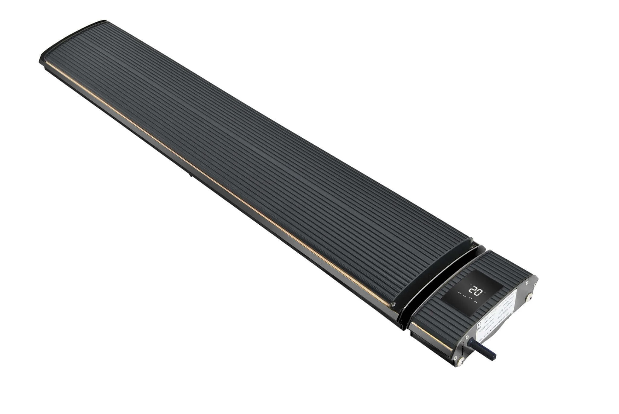 Wifi infrarood terrasverwarmer 2400 watt - zwart