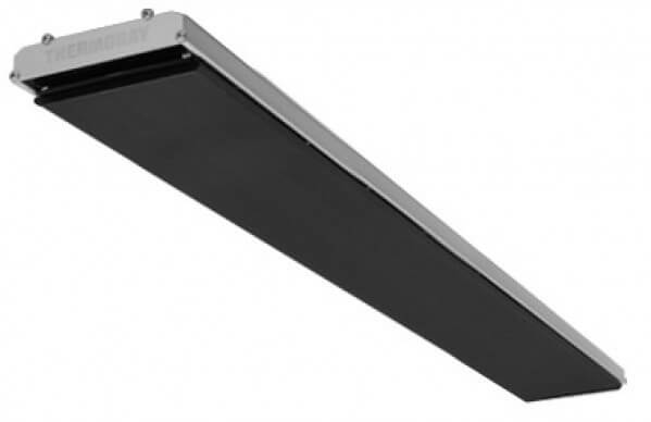 thermoray zwarte infrarood hoogvermogen terrasheater 1500 watt