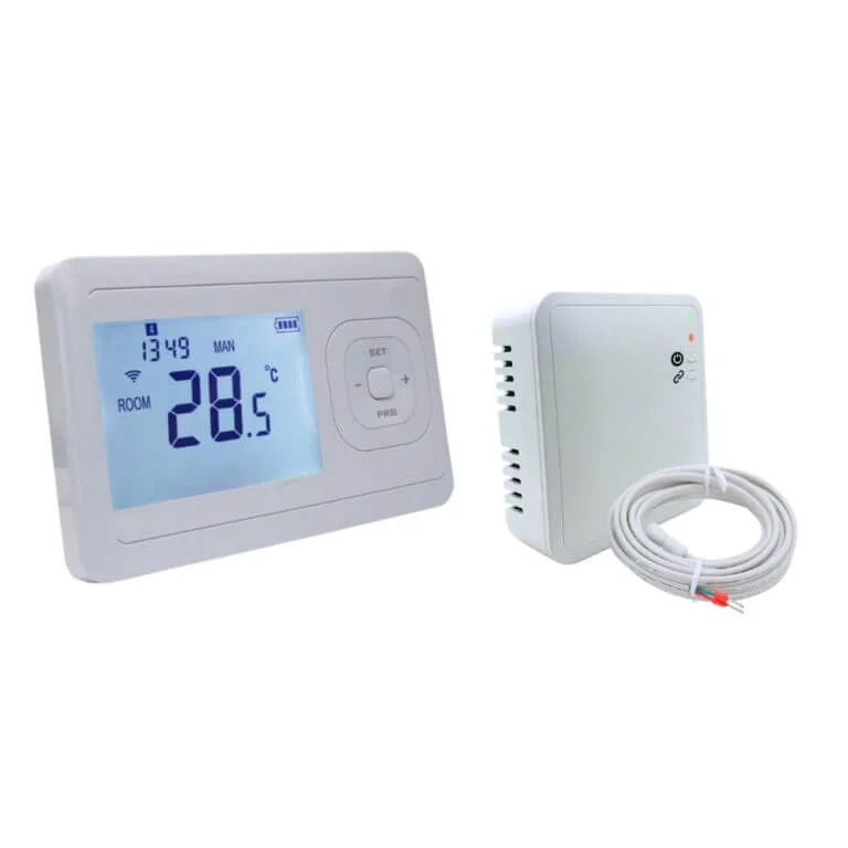 VH Control Echo WiFi thermostaat voor elektrische vloerverwarming – inclusief opbouw ontvanger en vloersensor