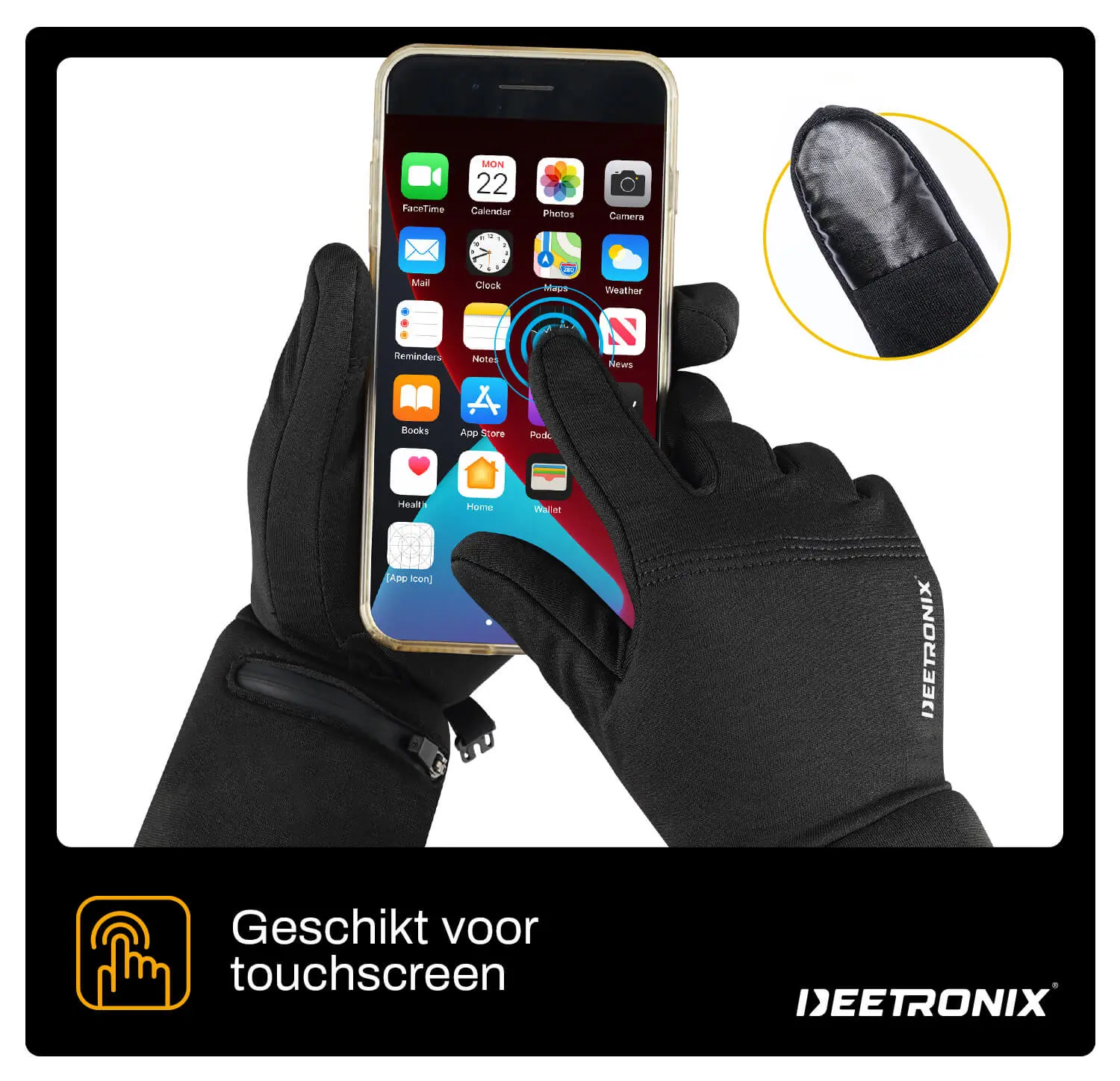 Dunne verwarmde handschoenen - Deetronix