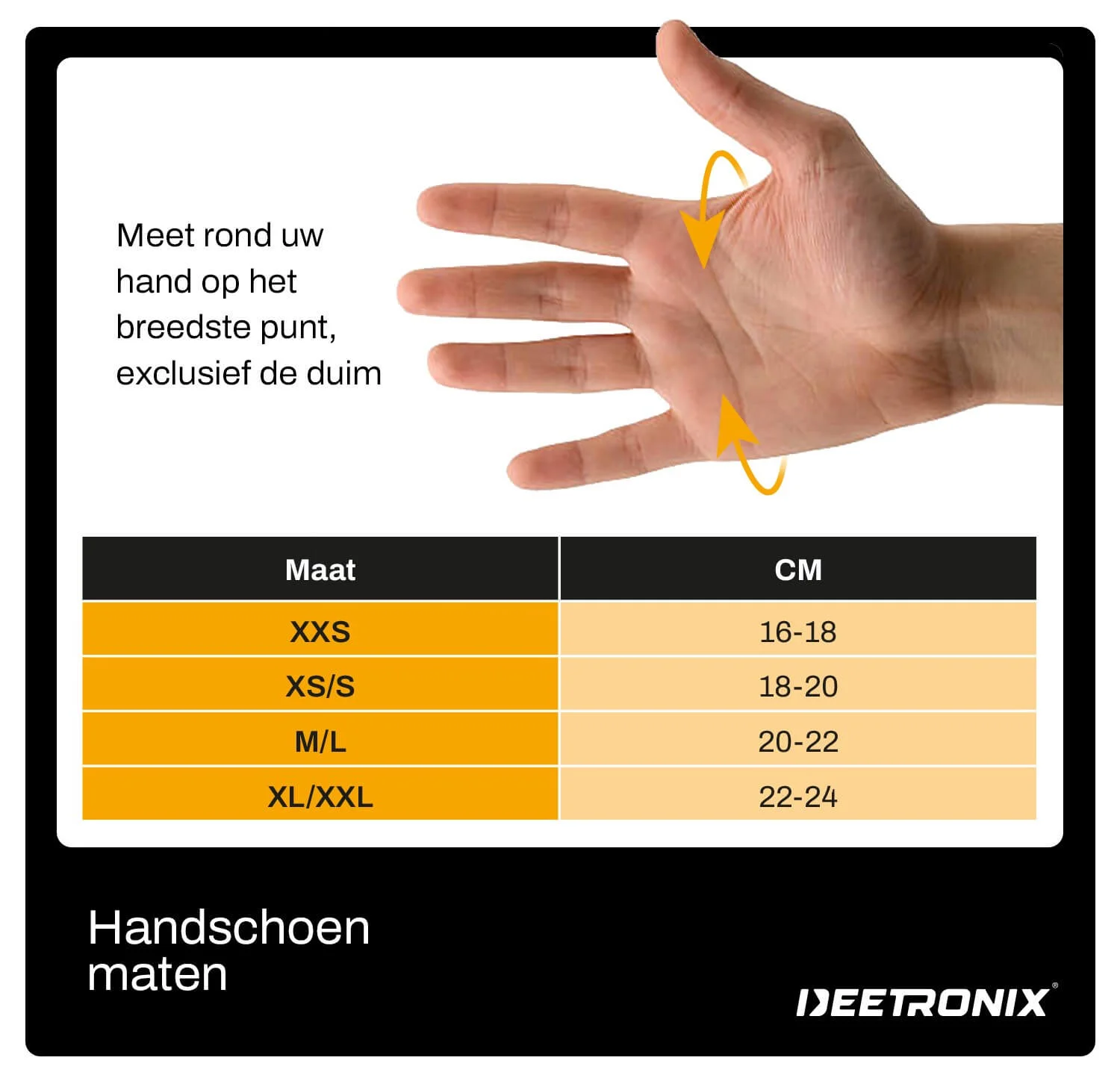 Dunne verwarmde handschoenen - Deetronix