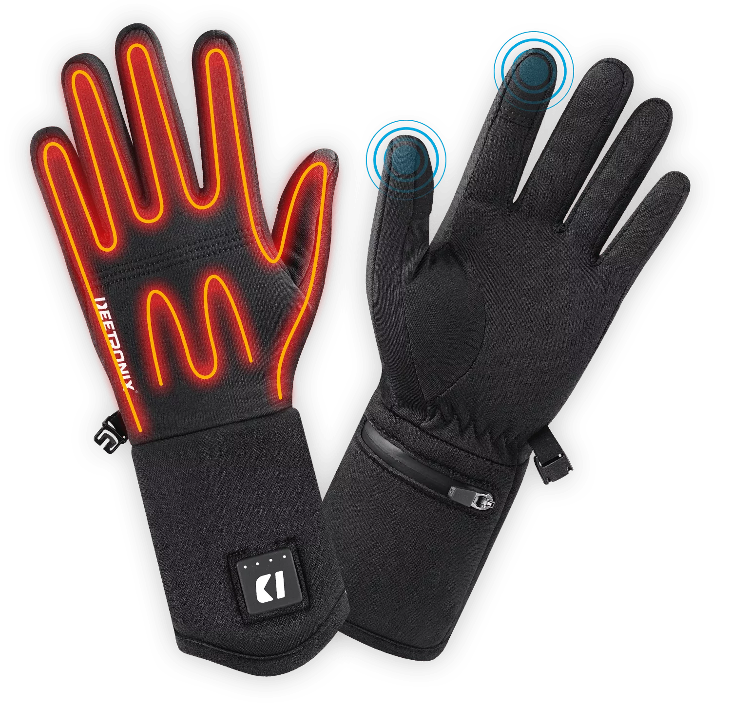 Dunne verwarmde handschoenen - Deetronix