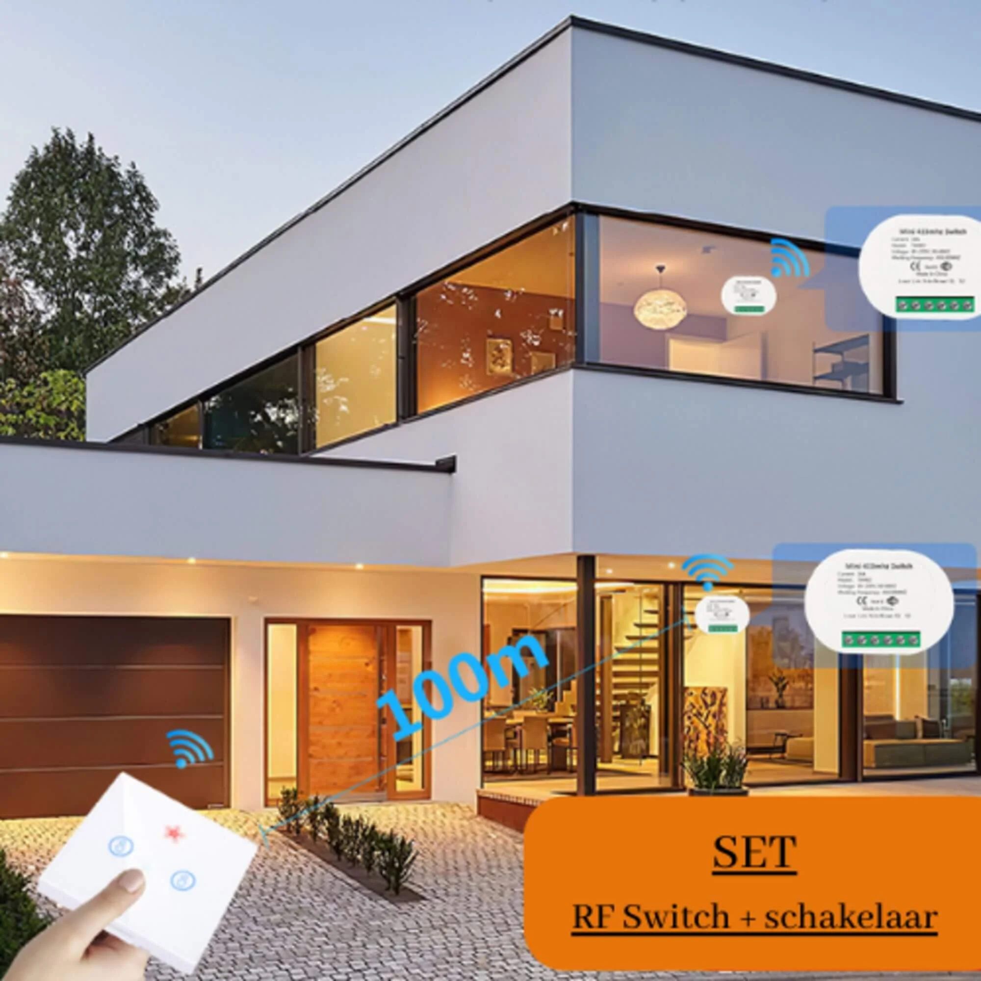 VH Control RF Home combi - Enkele schakelaar met draadloze switch