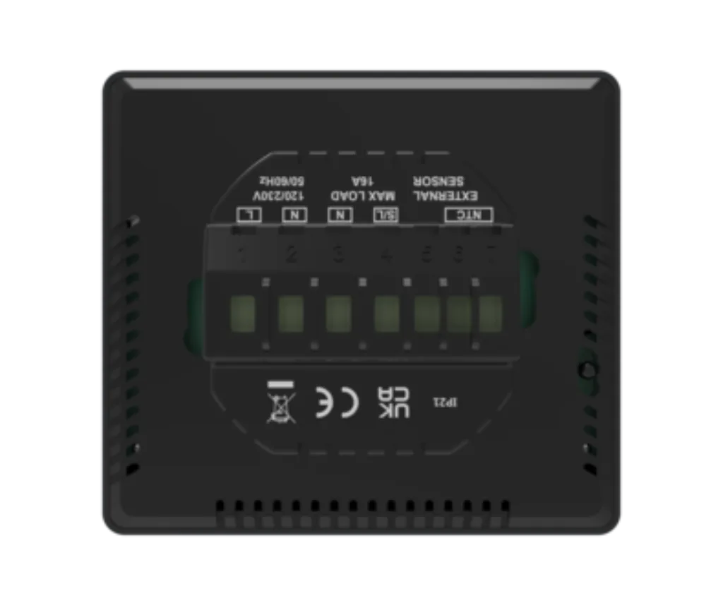 VH Control Olympus XL WiFi inbouwthermostaat – zwart
