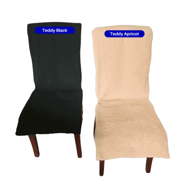 Stoel verwarming - Teddy donkerblauw - 40 x 120 cm