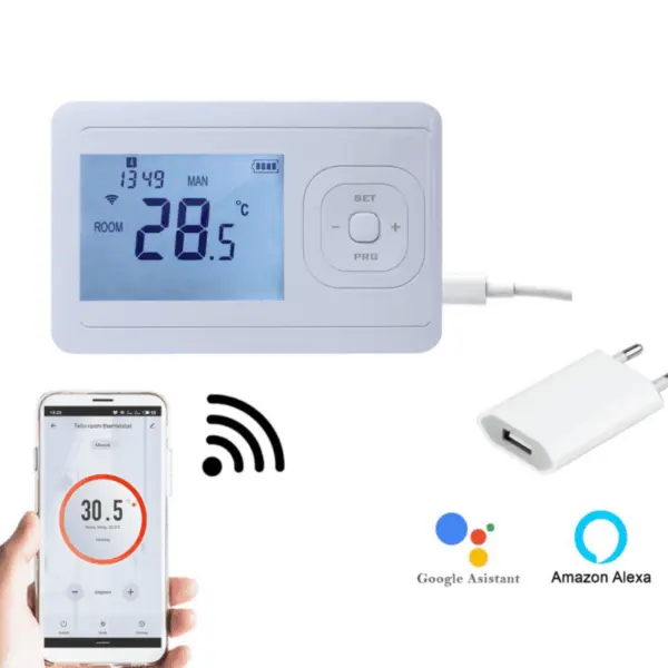 VH Control Echo WiFi thermostaat – wit