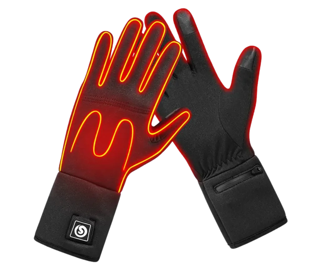 Verwarmde handschoenen voor buitenactiviteiten S13 zwart
