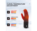 Verwarmde handschoenen voor buitenactiviteiten S13 zwart - Afbeelding 5