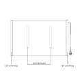 Infrarood verwarmingspaneel met verlichting - 1500W - VH Livorno - Afbeelding 7