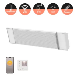Infrarood terrasverwarmer smart - Ostuni LED - 1000 Watt