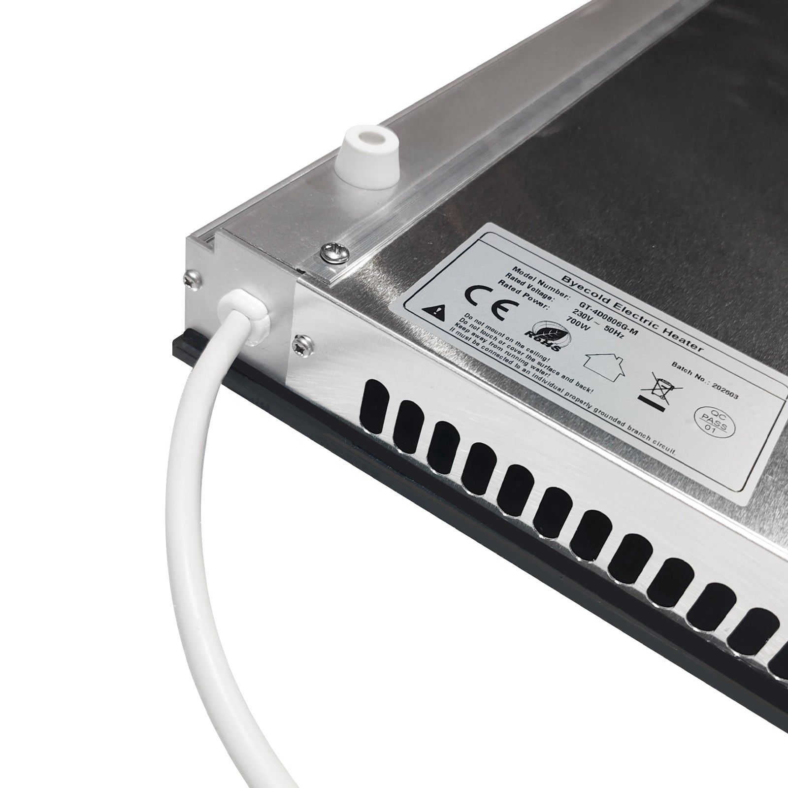 Infrarood spiegelpaneel – Palermo LED – 80 × 60 cm – 500 watt