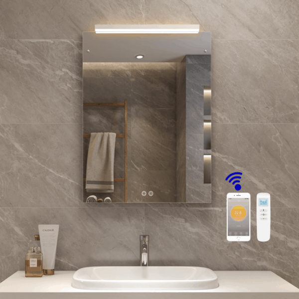 Infrarood spiegelpaneel – Palermo LED – 80 × 60 cm – 500 watt