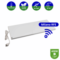 Infrarood paneel 400 watt - Milano RFE - 30 x 100 cm - Plafondpaneel met Echo-ontvanger