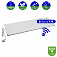 Infrarood paneel 600 watt - Milano RFE - 30 x 150 cm - Plafondpaneel met Echo-ontvanger