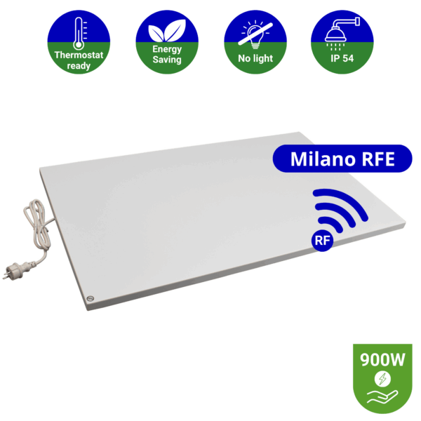 Infrarood paneel 900 watt - Milano RFE - 60 x 120 cm - Plafondpaneel met Echo-ontvanger